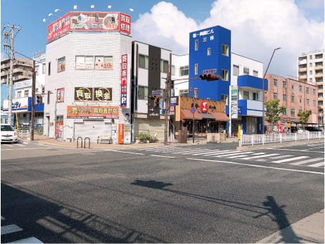 若松線(立呑ホールぜんの前)